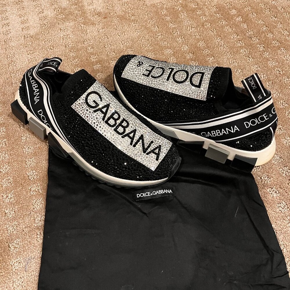 Dolce an Gabbana Crystal Sneakers